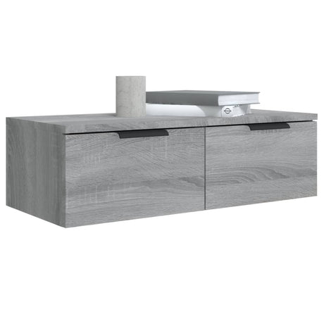 Wall Cabinet Grey Sonoma 68X30X20 Cm Engineered Wood