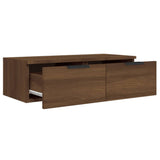 Wall Cabinet Brown Oak 68X30X20 Cm Engineered Wood