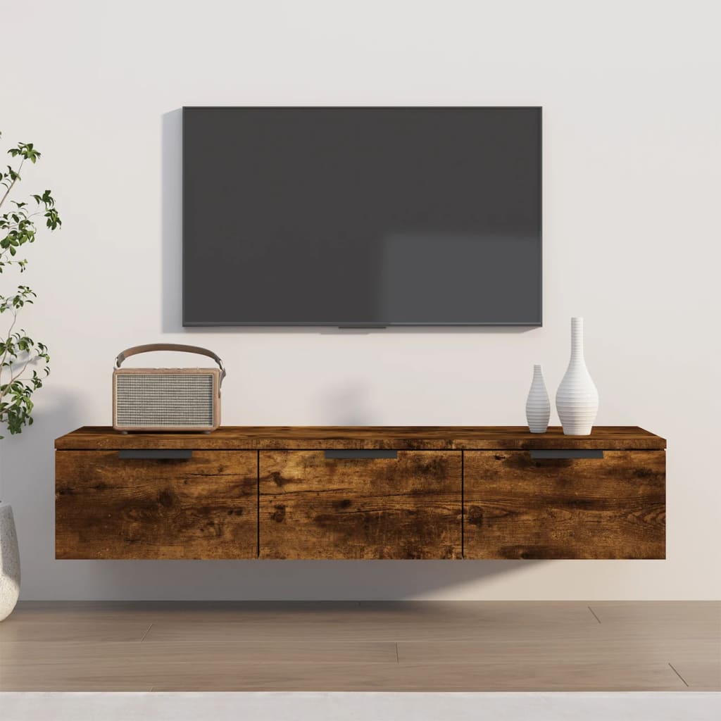 Wall Cabinet 102X30X20 Cm Engineered Wood