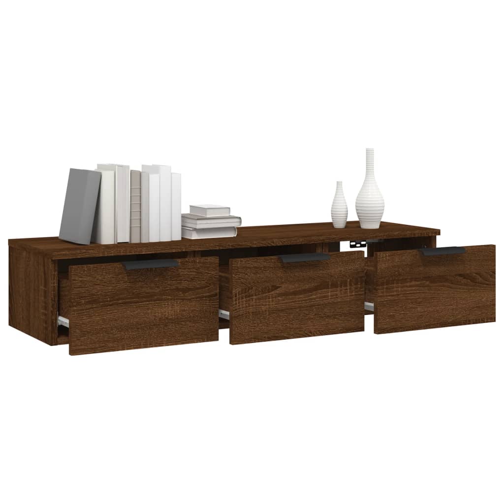 Wall Cabinet 102X30X20 Cm Engineered Wood