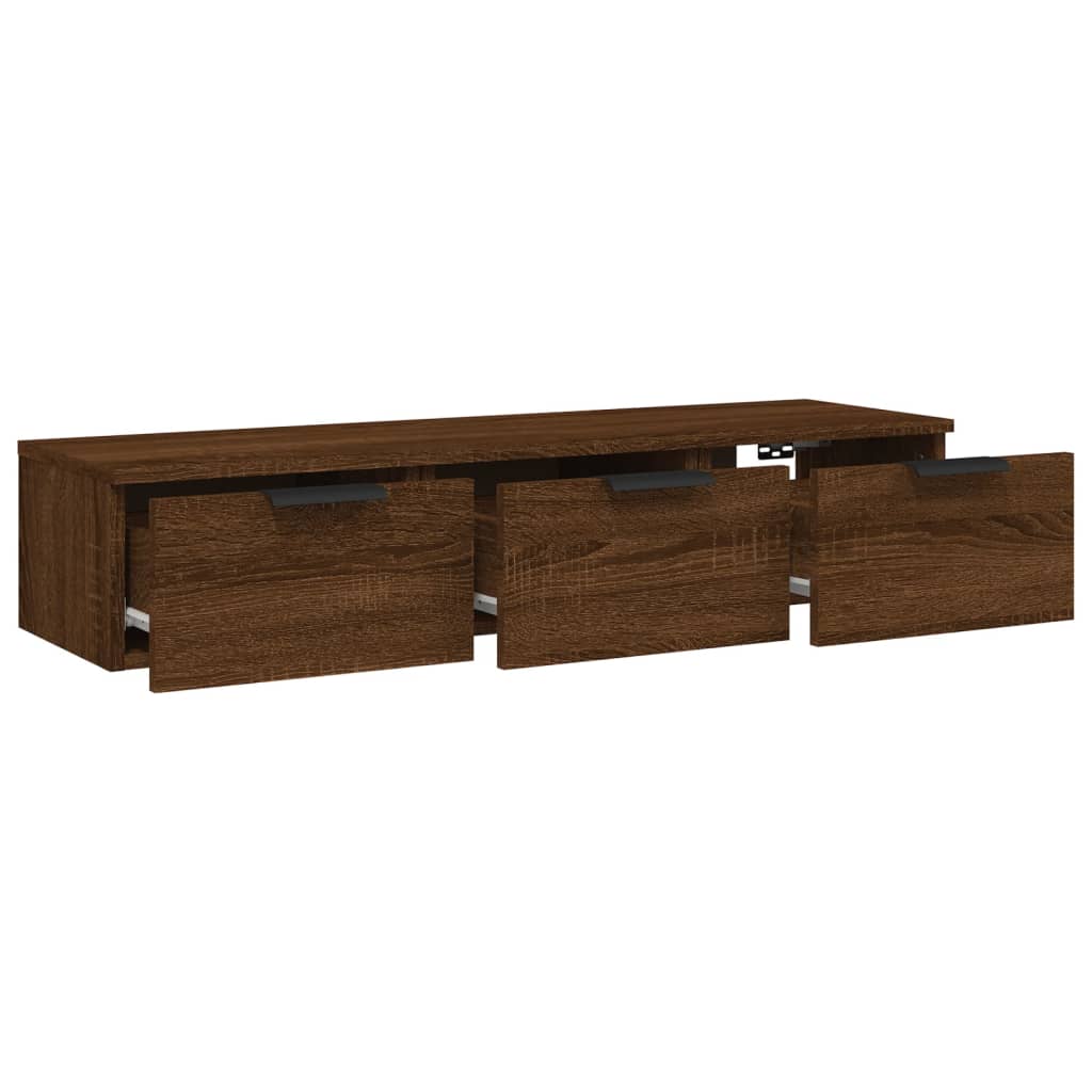Wall Cabinet 102X30X20 Cm Engineered Wood