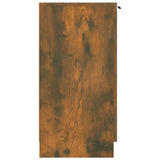 Shoe Cabinet Smoked Oak 59X35X70 Cm Engineered Wood