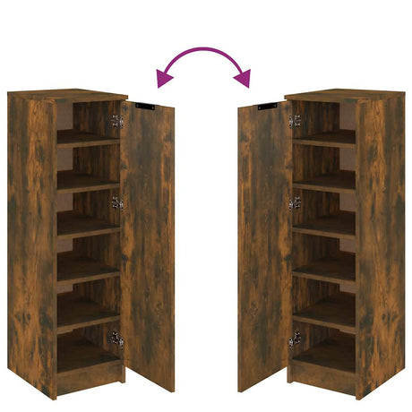 Shoe Cabinet 30X35X100 Cm Engineered Wood