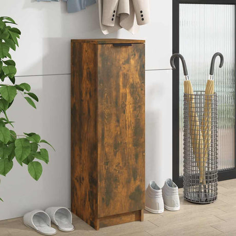 Shoe Cabinet 30X35X100 Cm Engineered Wood