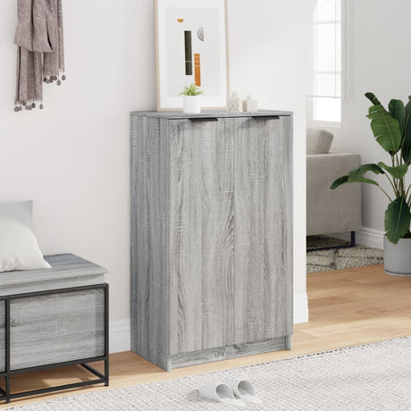 Shoe Cabinet 59X35X100 Cm Engineered Wood