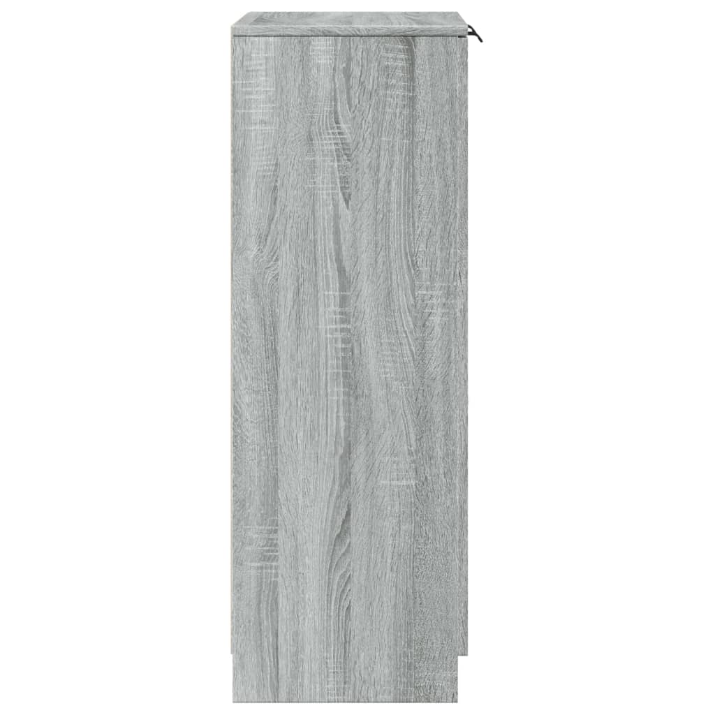 Shoe Cabinet 59X35X100 Cm Engineered Wood
