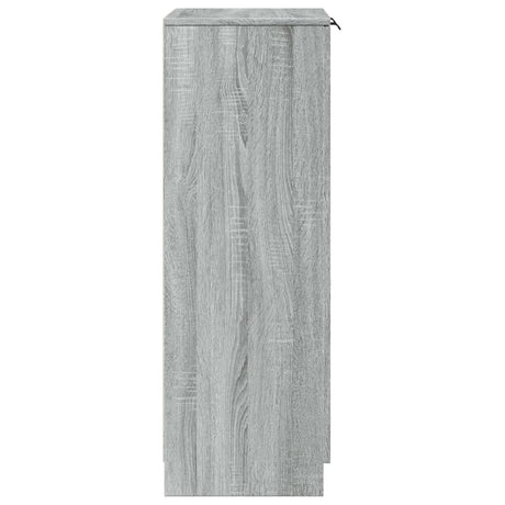 Shoe Cabinet 59X35X100 Cm Engineered Wood