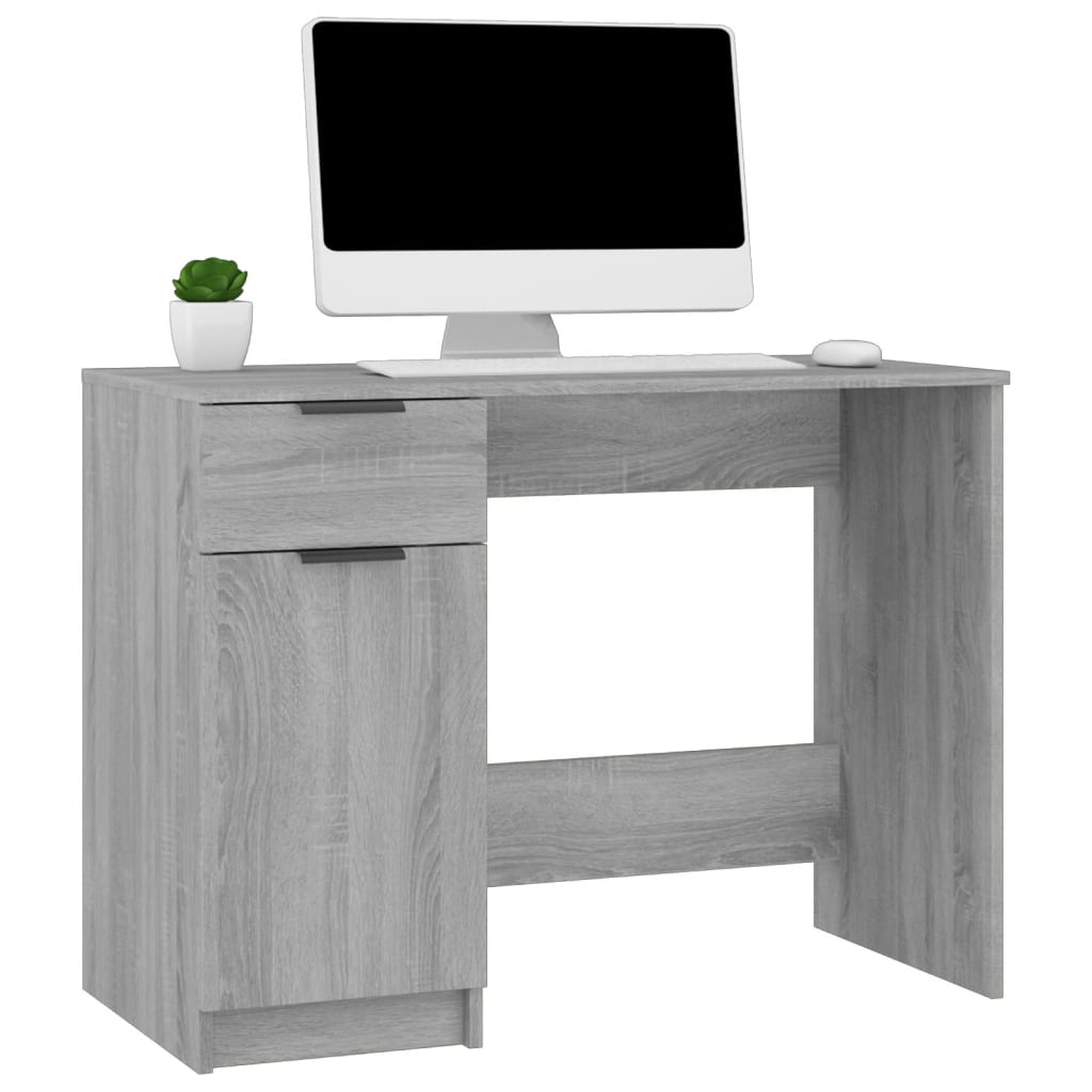 Desk 100X50X75 Cm Engineered Wood