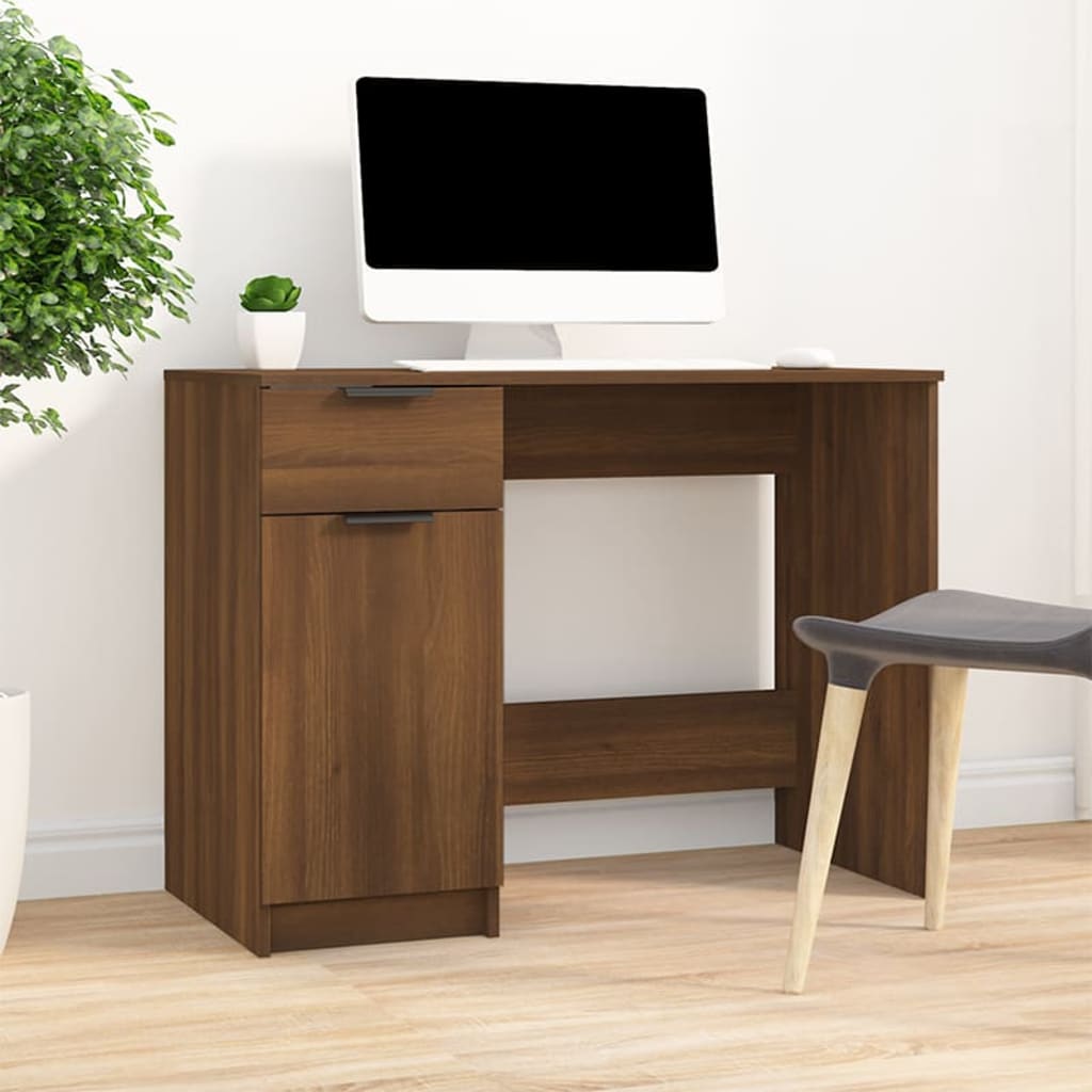 Desk 100X50X75 Cm Engineered Wood