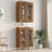 Hanging Wall Cabinet 69.5X34X90 Cm
