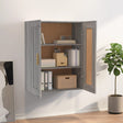 Wall Cabinet 69.5X32.5X90 Cm Engineered Wood