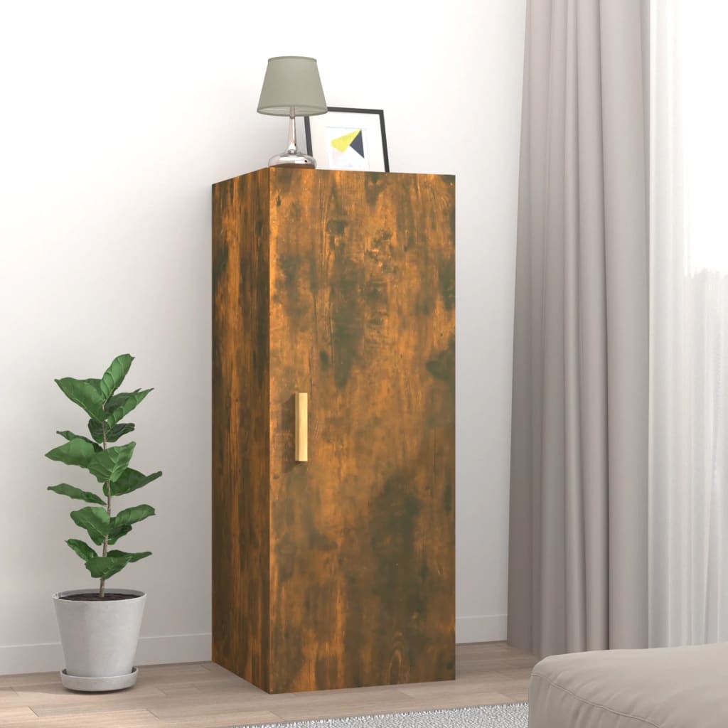 Wall Cabinet 34.5X34X90 Cm Engineered Wood