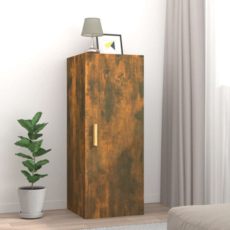 Wall Cabinet 34.5X34X90 Cm Engineered Wood