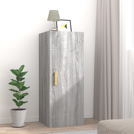 Wall Cabinet 34.5X34X90 Cm Engineered Wood