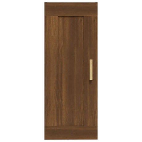 Wall Cabinet 35X34X90 Cm Engineered Wood