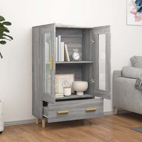 Highboard 70X31X115 Cm Engineered Wood