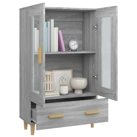Highboard 70X31X115 Cm Engineered Wood