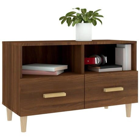 Tv Cabinet 80X36X50 Cm Engineered Wood