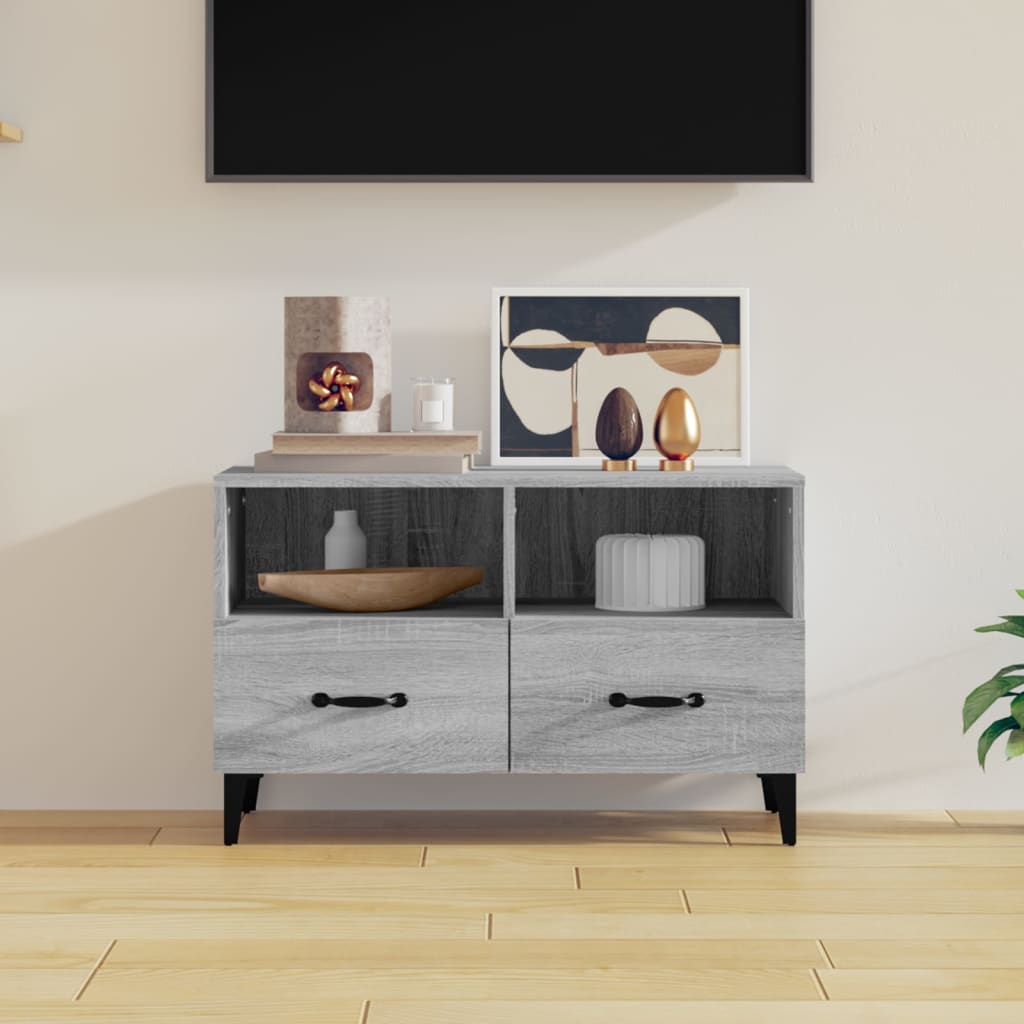 Tv Cabinet 80X36X50 Cm Engineered Wood