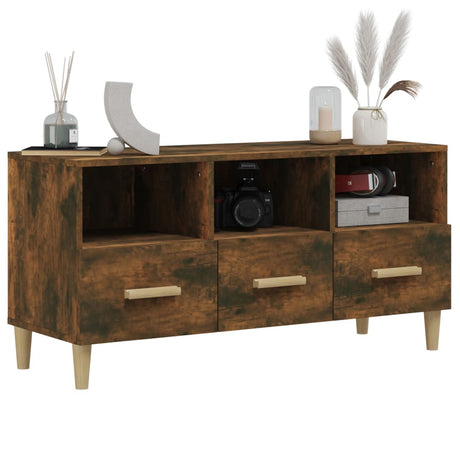 Tv Cabinet 102X36X50 Cm Engineered Wood