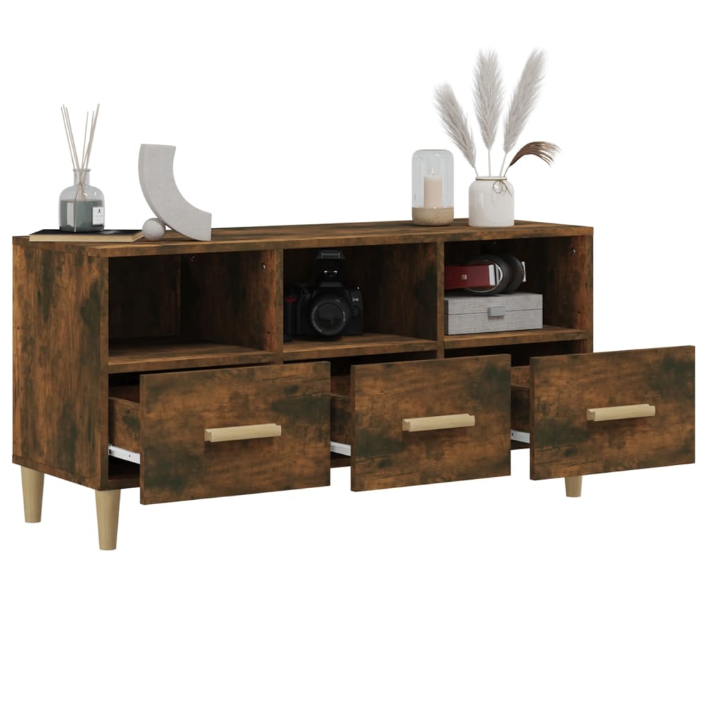 Tv Cabinet 102X36X50 Cm Engineered Wood