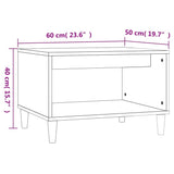 Coffee Table 60X50X40 Cm Engineered Wood