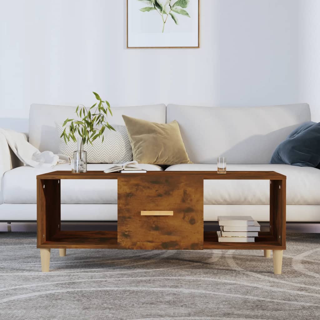 Coffee Table 102X50X40 Cm Engineered Wood