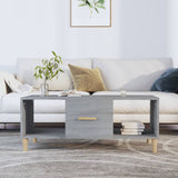 Coffee Table 102X50X40 Cm Engineered Wood