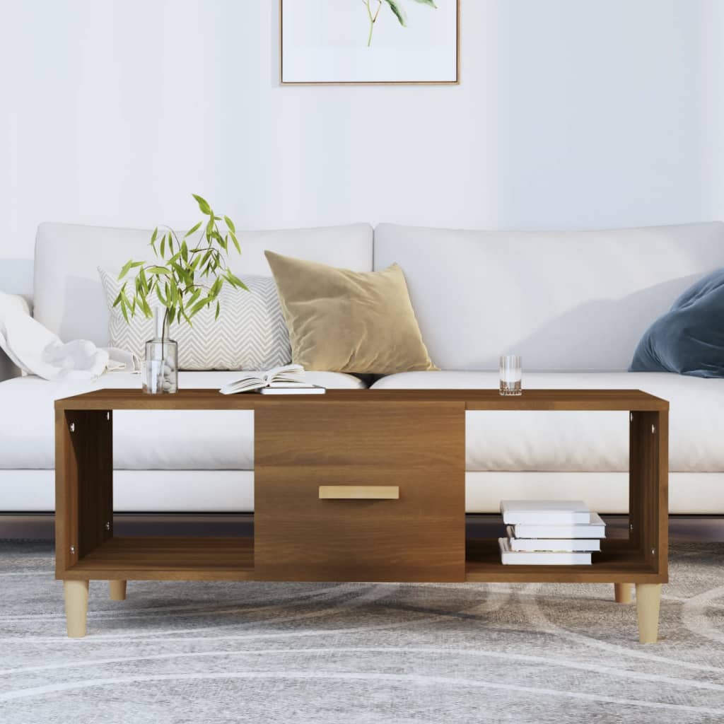 Coffee Table 102X50X40 Cm Engineered Wood