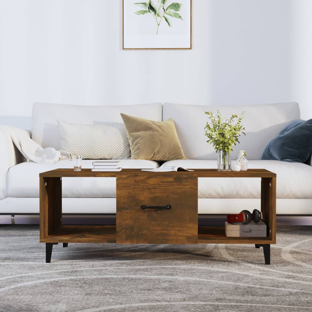 Coffee Table 102X50X40 Cm Engineered Wood