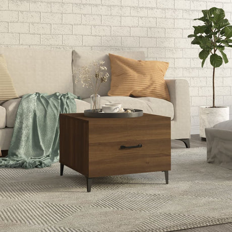 Coffee Table With Metal Legs 50X50X40 Cm