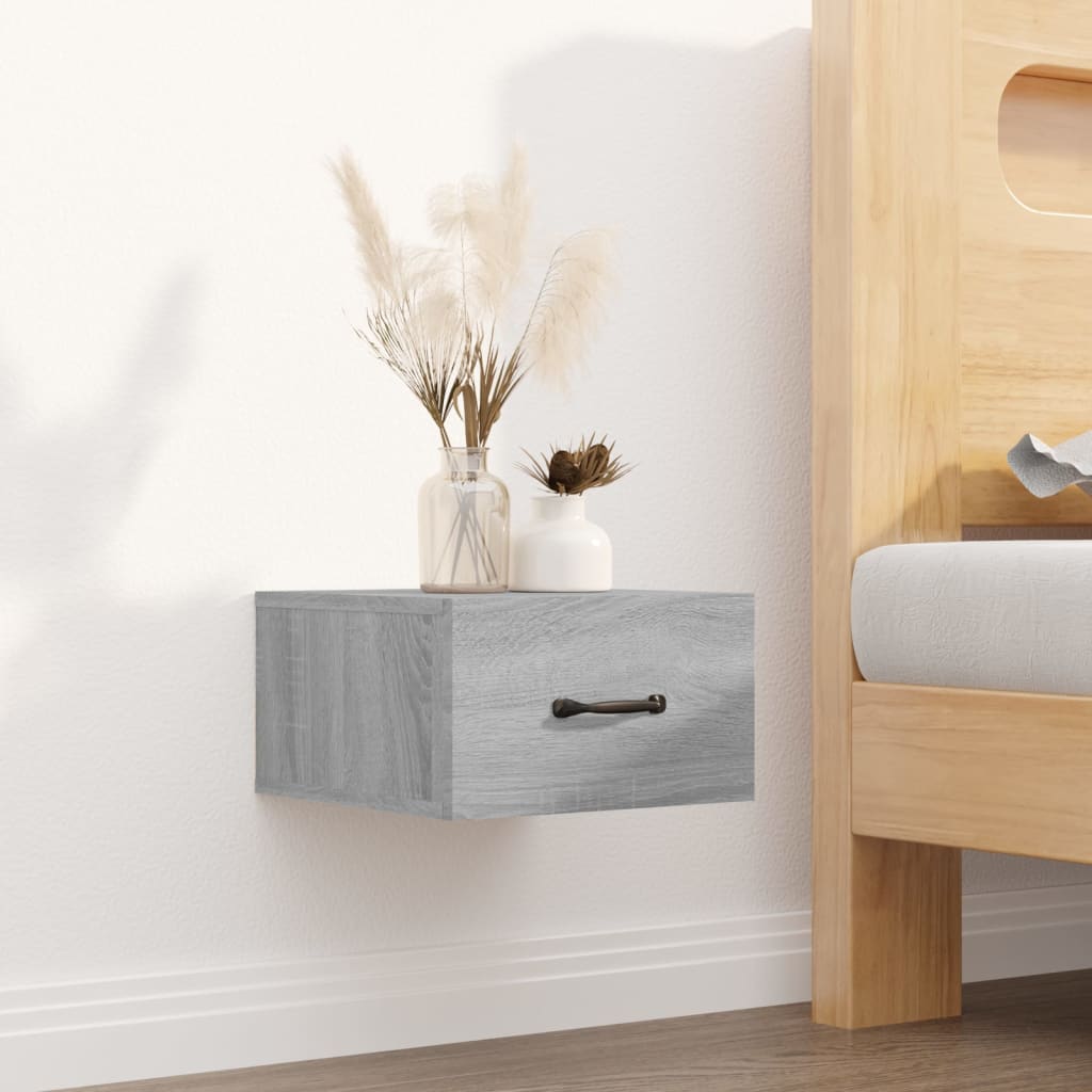 Wall-Mounted Bedside Cabinet 35X35X20 Cm