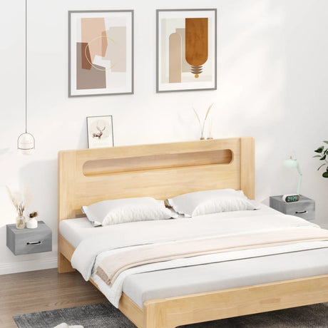 Wall-Mounted Bedside Cabinet 35X35X20 Cm