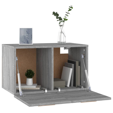 Wall Cabinet 60X36.5X35 Cm Engineered Wood