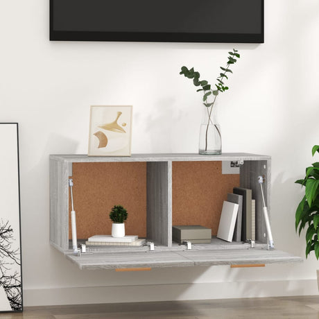Wall Cabinet 80X35X36.5 Cm Engineered Wood