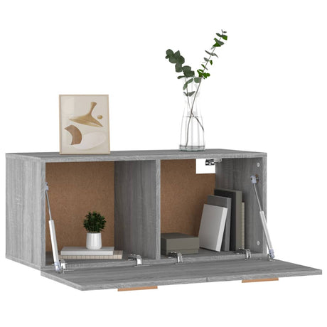 Wall Cabinet 80X35X36.5 Cm Engineered Wood