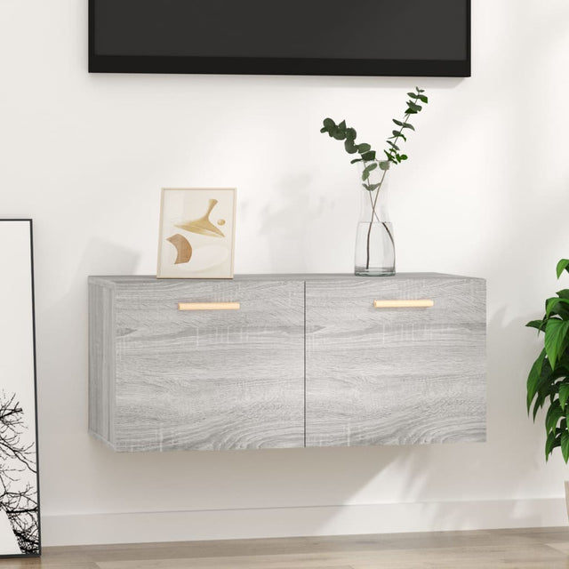 Wall Cabinet 80X35X36.5 Cm Engineered Wood