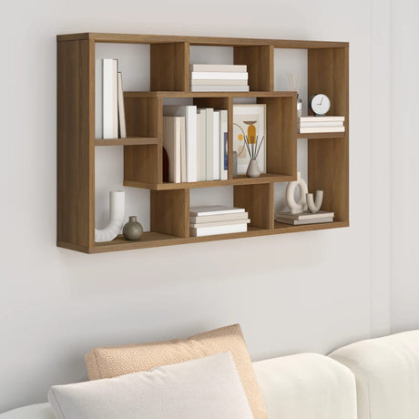 Wall Shelf 85X16X52.5 Cm Engineered Wood