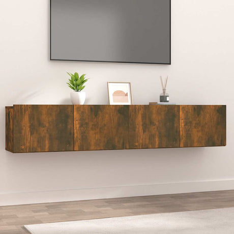 Tv Cabinets 2 Pcs 80X30X30 Cm Engineered Wood