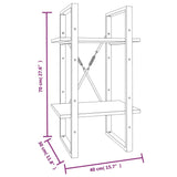 2-Tier Book Cabinet 40X30X