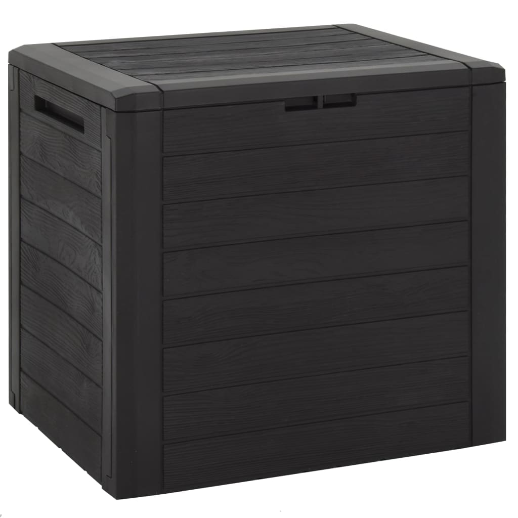 Garden Storage Box Brown 58.5x46x55 cm Polypropylene