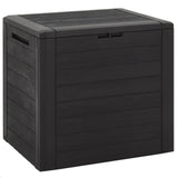 Garden Storage Box Brown 58.5x46x55 cm Polypropylene
