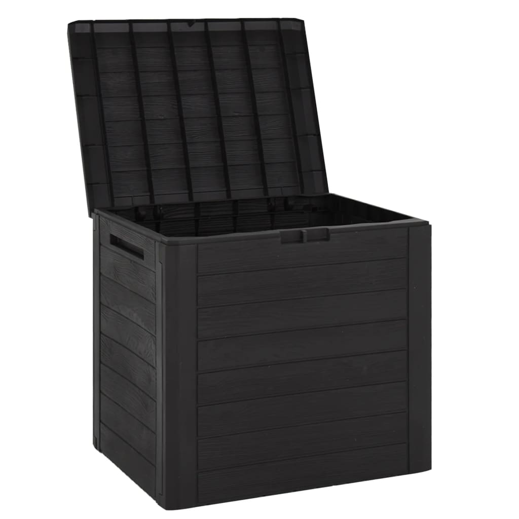 Garden Storage Box Brown 58.5x46x55 cm Polypropylene