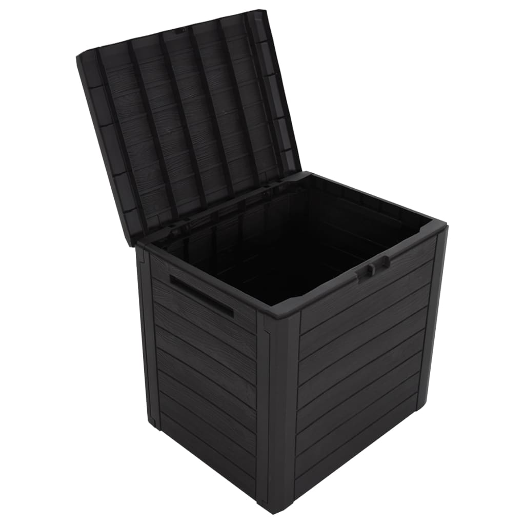 Garden Storage Box Brown 58.5x46x55 cm Polypropylene