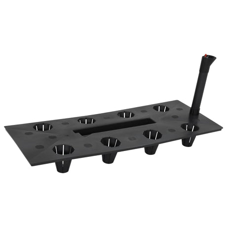 Raised Garden Bed Anthracite 60X25X46 Cm Pp Rattan