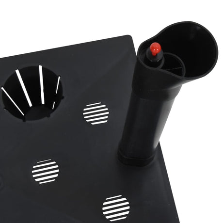 Raised Garden Bed Anthracite 60X25X46 Cm Pp Rattan