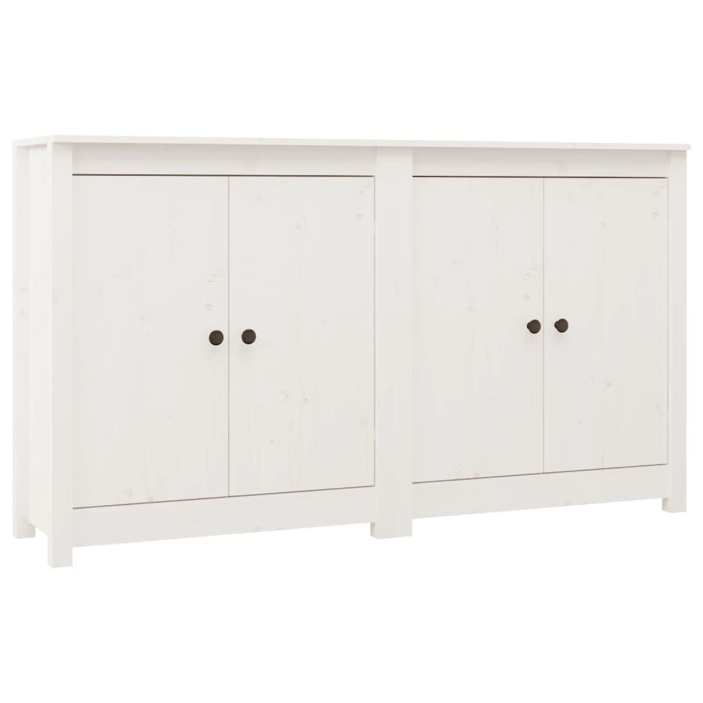 Sideboards 2 Pcs 70X35X80 Cm Solid Wood Pine
