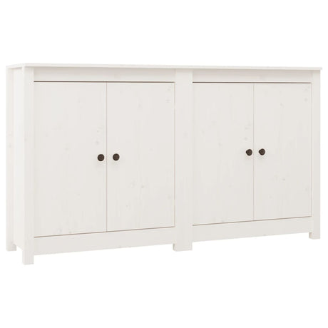 Sideboards 2 Pcs 70X35X80 Cm Solid Wood Pine