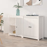 Sideboards 2 Pcs 70X35X80 Cm Solid Wood Pine