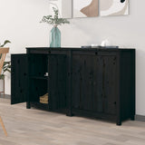 Sideboards 2 Pcs 70X35X80 Cm Solid Wood Pine